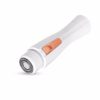 Silky Touch Premium Women's Painless Hair Remover Shaver, Nose Hair Trimmer, Wet/ Dry Cordless , Skin, Nose Ear Face Leg Armpit Arm Bikini Line Body Waterproof, Mini Portable, Travel size (White Gold)