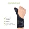 Spica Hand Wrist Thumb Finger Splint Brace Stabilizer Brace Support for Carpal Tunnel Tendonitis Tenosynovitis, Immobilizes Thumb Joint Swelling & Inflammation for Arthritis Splint Right Left - Image 4