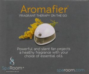 SpaRoom Aromafier Portable Fragrance Essential Oil Diffuser, Battery And USB Computer Powered Aromatherapy, White - Image 4