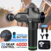 Massage Gun Handheld Neck, Back, Foot Massagers Muscle Deep Tissue Percussion Muscle Massager for Pain Relief, Handheld Hypervolt Electric Massager - Image 2