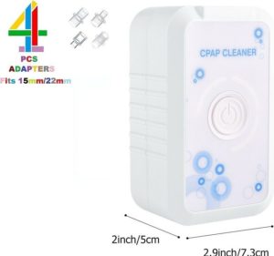 CPAP APAP Auto CPAP Disinfector Ventilator Cleaner PLUS 4 Pcs ADAPTER 15mm 22mm