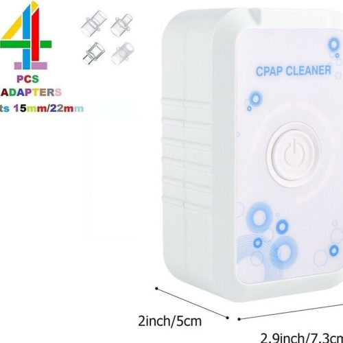 CPAP APAP Auto CPAP Disinfector Ventilator Cleaner PLUS 4 Pcs ADAPTER 15mm 22mm