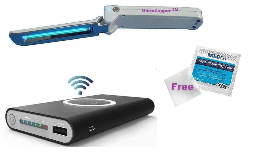 GermZapper Travel UV Sanitizing Wand, UV... Dr AZ Brands