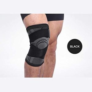 Compression Knee Sleeve - Best Knee Brace for Men & Women Anti-Slip - Prevent Injuries, Pain Relief, Improves Mobility-Crossfit,Weightlifting,Power Lifting,Run Jog- M-16.0-17.75 inches- 1- Leg - Image 6