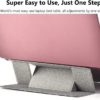 GoGo Laptop Bed Tray Table, Portable, Adjustable Laptop Stand Desk, Bed Stand, Standing with Foldable Base, Foldable Lap Tablet Use On Sofa Couch Floor, Water Proof Material Smooth for Mouse Travel - Image 2