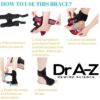 Plantar Fasciitis Compression sleeves - Better than Night Splint Socks, Shoe, Insoles, Inserts & Orthotics for Foot, Ankle Pain Relief Compression Sleeve Socks Free Bundle Heel Arch Cushion - Image 3